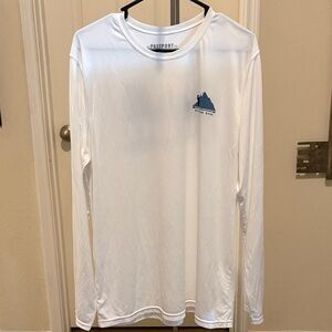 Passport White and Blue Long Sleeve Tee